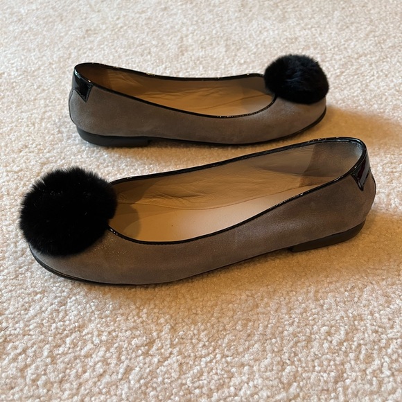 Taryn Rose Barika Sparkle Suede Flats 38 *Made in Italy* - Picture 5 of 8
